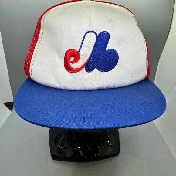 Vtg. MLB Montreal Expos Snap Back  Hat - Picture 6 of 8